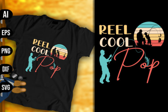 Reel Cool Pop - Fishing Vintage Retro