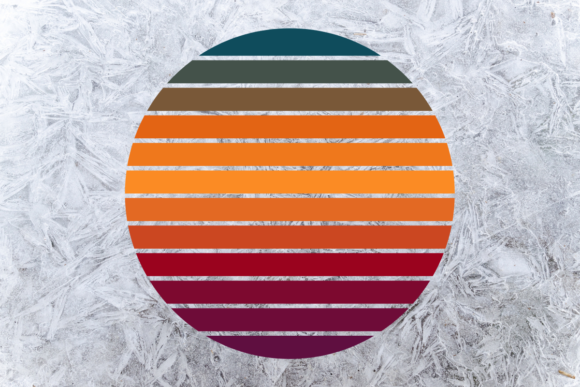 Retro Sunset Circle 66