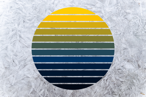 Retro Sunset Circle 99