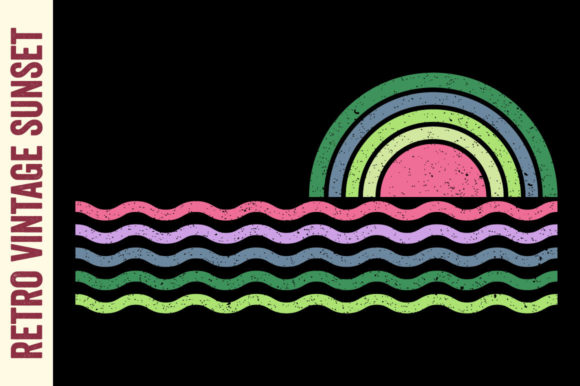 Vintage Sunset Retro 3